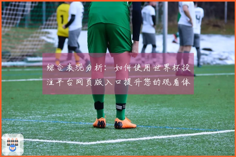 综合表现分析：如何使用世界杯投注平台网页版入口提升您的观看体验